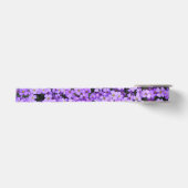 Violet Flowers Satin Ribbon Violets Spring Satinband (Vorderseite)