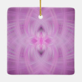 VIOLET - Fraktal Art - Keramikornament (Rückseite)