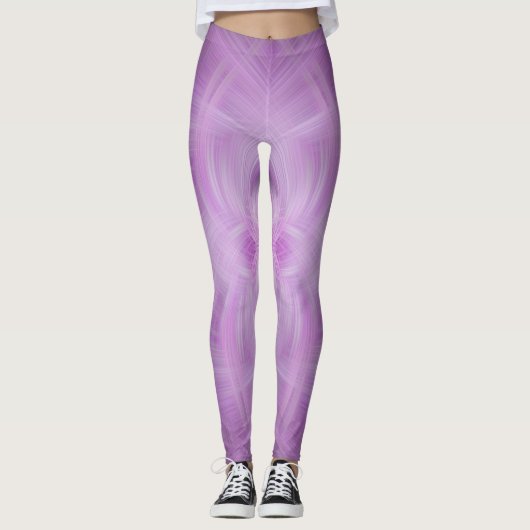 VIOLET - Fraktal Art - Leggings (Vorderseite)