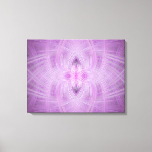 VIOLET - Fraktal Art - Leinwanddruck (Vorderseite)