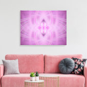 VIOLET - Fraktal Art - Leinwanddruck (Insitu (Wohnzimmer))