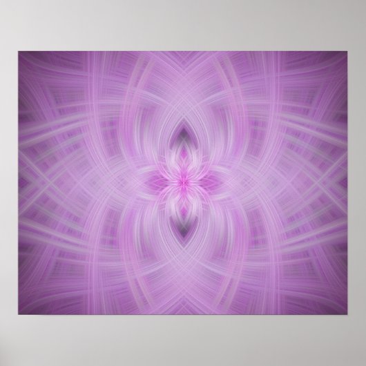 VIOLET - Fraktal Art - Poster (Vorne)
