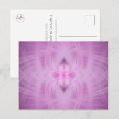 VIOLET - Fraktal Art - Postkarte (Vorne/Hinten)