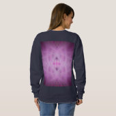 VIOLET - Fraktal Art - Sweatshirt (Schwarz voll)