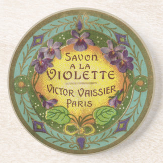 Violet French Perfume Sandstone Coaster Sandstein Untersetzer