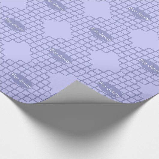 Violet für Jenny Wrap Geschenkpapier (Ecke)