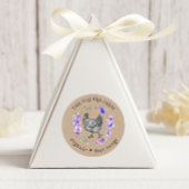 Violet Garden Farm Frische Eier Runder Aufkleber