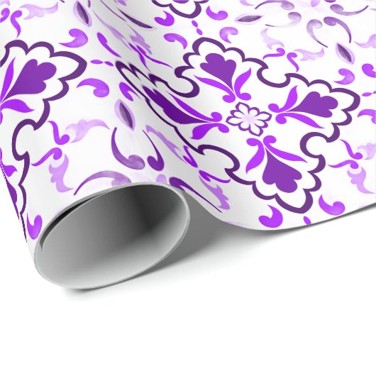 Violet Geschenkpapier (Rolleneckpunkt)