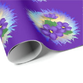 Violet Geschenkpapier (Rolleneckpunkt)