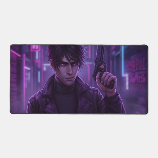 Violet Ghost Schreibtischunterlage (Vorderseite)