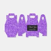 Violet Glitzer 21. Geburtstag Vielen Dank Geschenkschachtel (Ungefaltet)