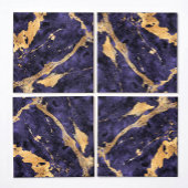 Violet Gold Abstrakt Tile - Eleganter Zuhause-Akze Fliese