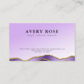 Violet & Gold Marbella Bar Settecentesimo Visitenkarte (Rückseite)