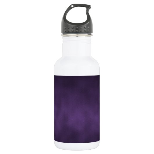 Violet Gothic Ombre Kunst Edelstahlflasche (Vorderseite)
