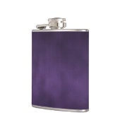 Violet Gothic Ombre Kunst Flachmann (Links)