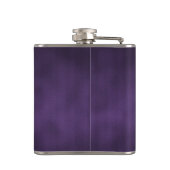 Violet Gothic Ombre Kunst Flachmann (Rückseite)