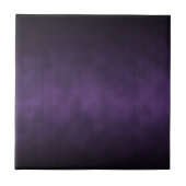 Violet Gothic Ombre Kunst Fliese (Vorderseite)