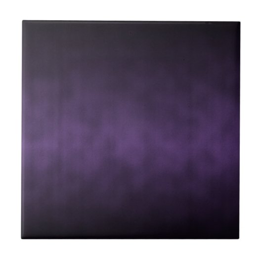 Violet Gothic Ombre Kunst Fliese (Vorderseite)