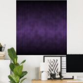 Violet Gothic Ombre Kunst Poster (Heimbüro)