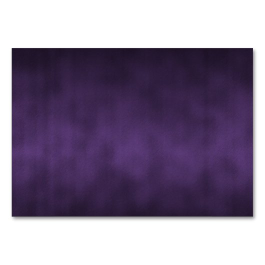 Violet Gothic Ombre Kunst Tischnummer (Rückseite)