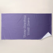 Violet Gradient Handtuchhandtuch Strandtuch (Vorderseite)