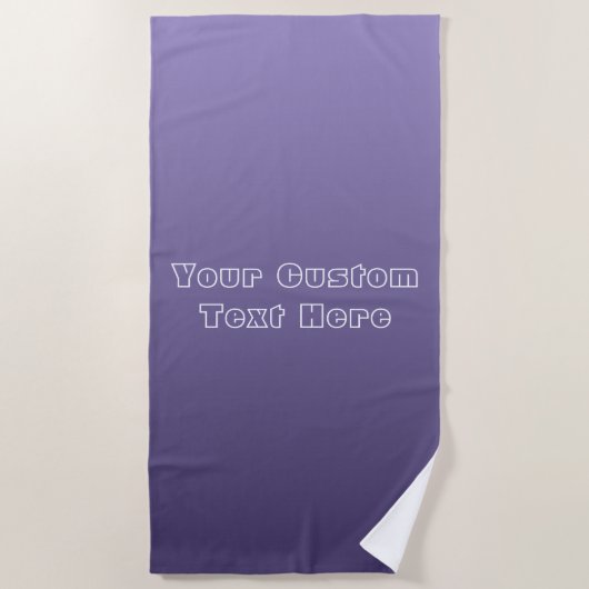 Violet Gradient Handtuchhandtuch Strandtuch (Vorderseite)