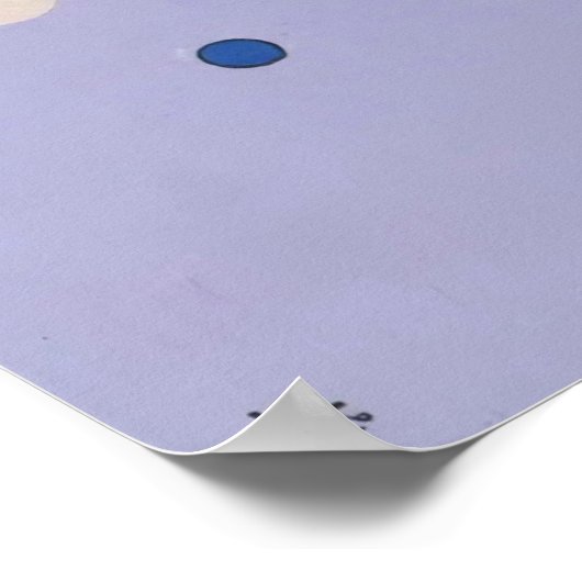 Violet - grün, Kandinsky — 1926 Poster (Ecke)