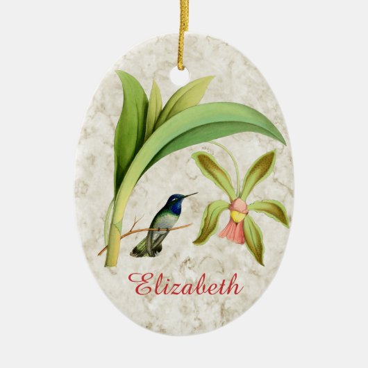 Violet Headed Hummingbird Ornament (Vorne)