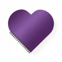 Violet Heart Notebook