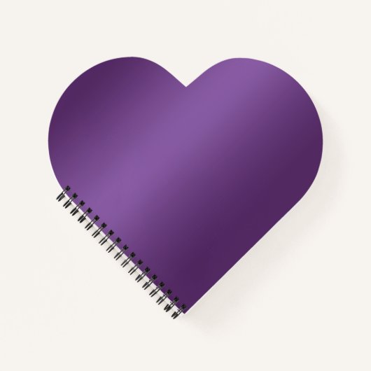 Violet Heart Notebook Notizblock (Vorderseite)