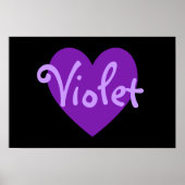 Violet Heart Poster (Vorne)