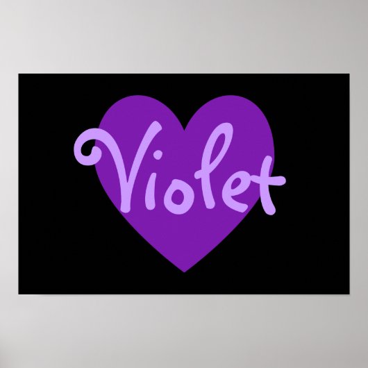 Violet Heart Poster (Vorne)