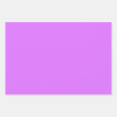 Violet Heliotrope Lila Blütenschatten 3 Töne Geschenkpapier Set (Vorderseite 2)