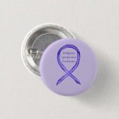 Violet Hodgkins Lymphoma Bänder Buttons (Vorne & Hinten)