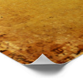 Violet Horse & Owl Poster (Ecke)