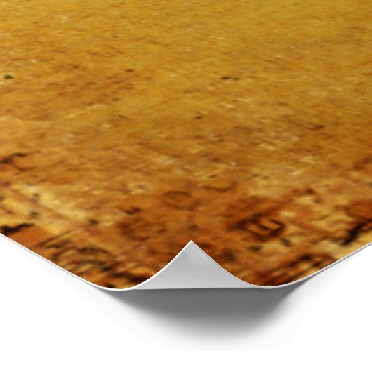 Violet Horse & Owl Poster (Ecke)