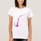 "Violet Hues: #BoldInk-T-Shirts für Trendsetter" T-Shirt (Vorderseite)