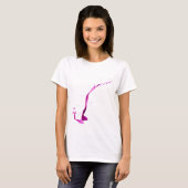 "Violet Hues: #BoldInk-T-Shirts für Trendsetter" T-Shirt (Vorne ganz)
