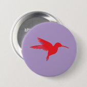 Violet Hummingbird Buttons (Vorne & Hinten)