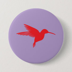 Violet Hummingbird Buttons
