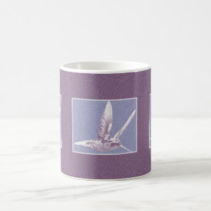 Violet Hummingbird Classic White Tasse