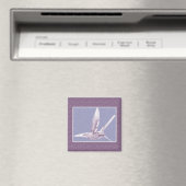 Violet Hummingbird Magnet (In Situ (Geschirrspüler))