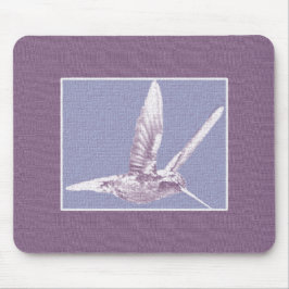 Violet Hummingbird Mousepad