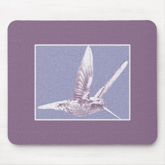 Violet Hummingbird Mousepad (Vorne)