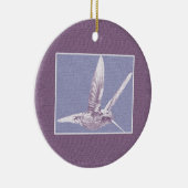 Violet Hummingbird Ornament (Rechts)
