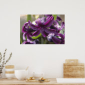 Violet Hyacinths Poster (Küche)