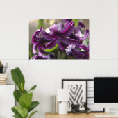 Violet Hyacinths Poster (Heimbüro)
