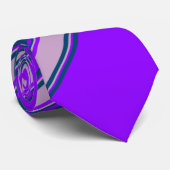 Violet Indigo Lilac II Krawatte (Gerollt)