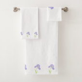 Violet Iris Badhandtuch Set (Insitu)