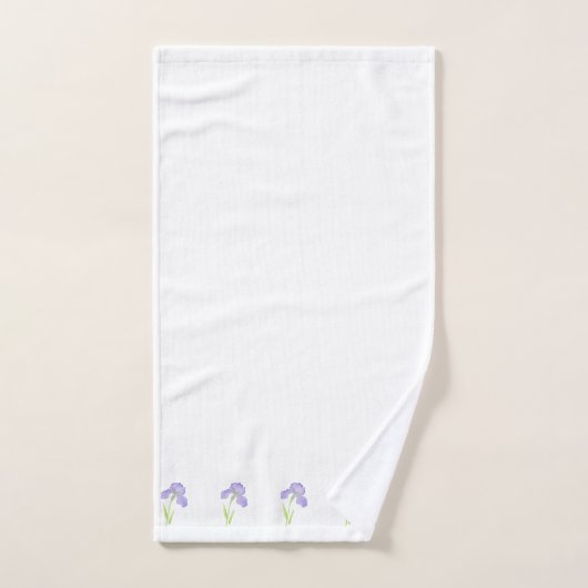 Violet Iris Badhandtuch Set (Handtuch)